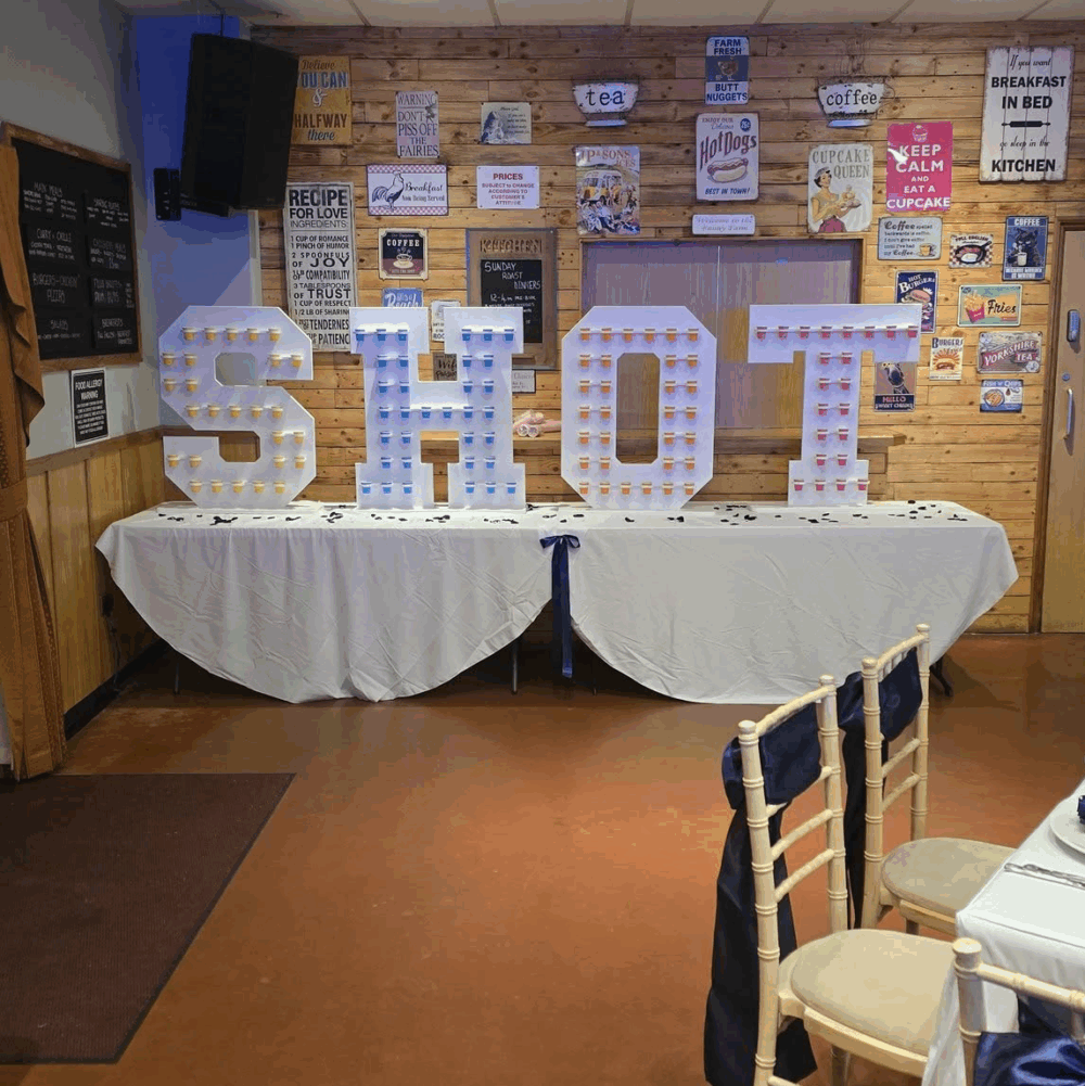 shot wall hire, parties & events