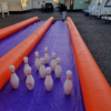 inflatable bowling lane, hire at home with accessories included, Kent, Sussex, Essex, London
