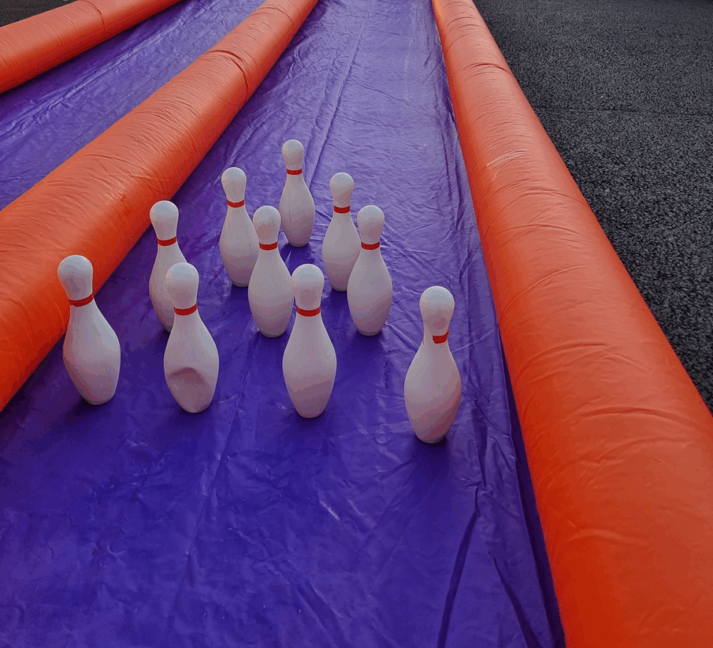 inflatable bowling alley hire, bromley