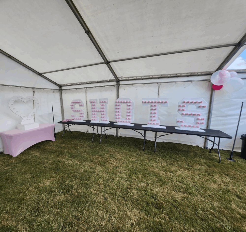 shot wall hire, east sussex