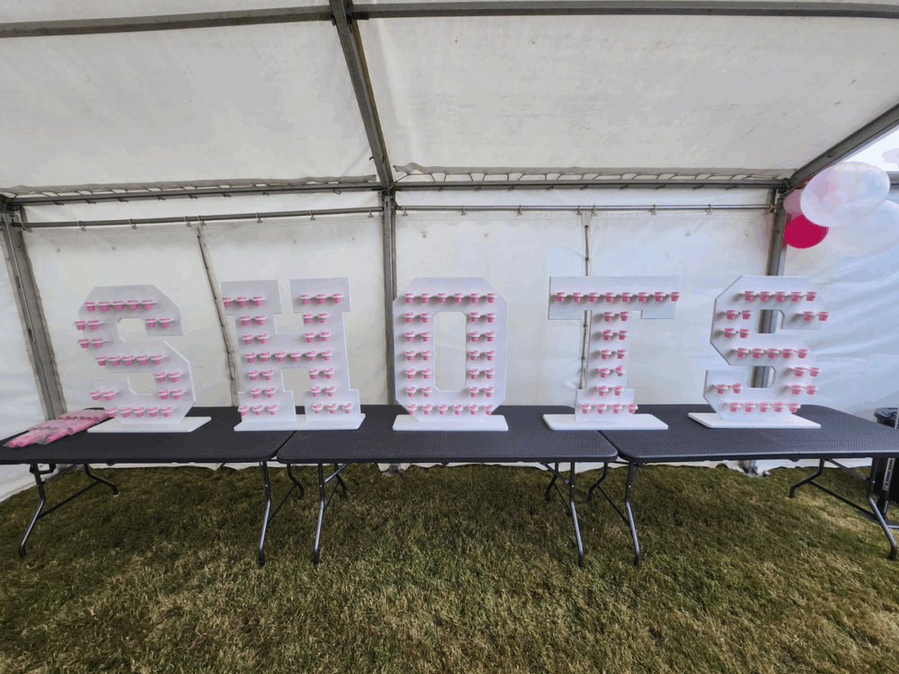 shot wall hire, west sussex