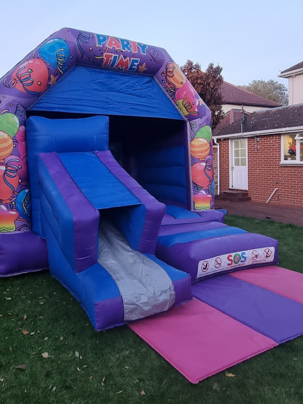 Party Time adult bouncy castle hire, 5* party hire company, Sussex, Kent, Essex, London