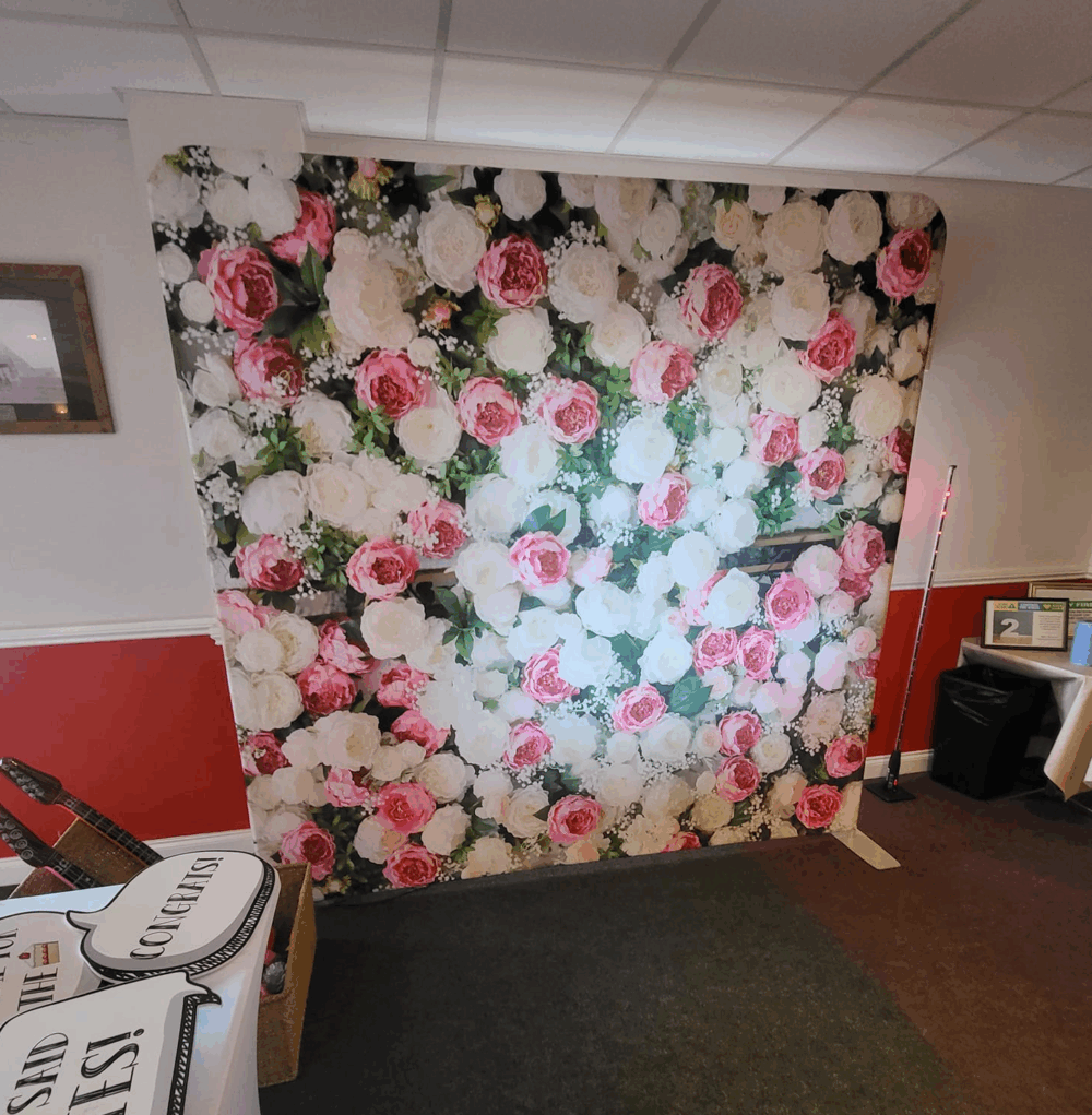 photo booth backdrop, hire in essex