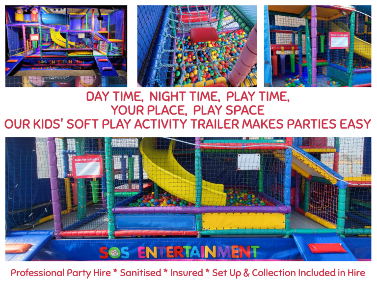 soft play party bus, soft play party hire
