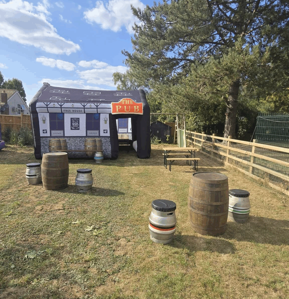 inflatable pub hire, kent
