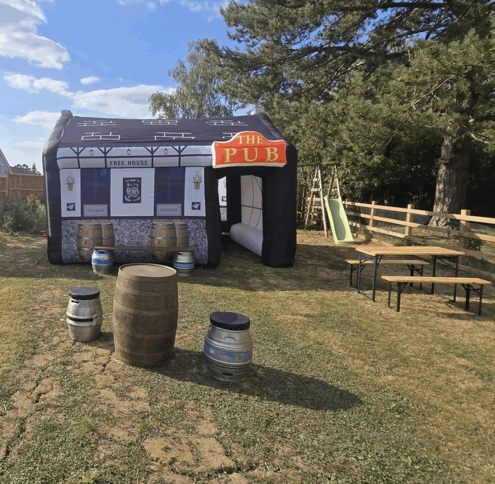 inflatable pub hire, ashford