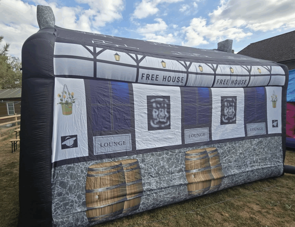 inflatable pub hire, folkstone