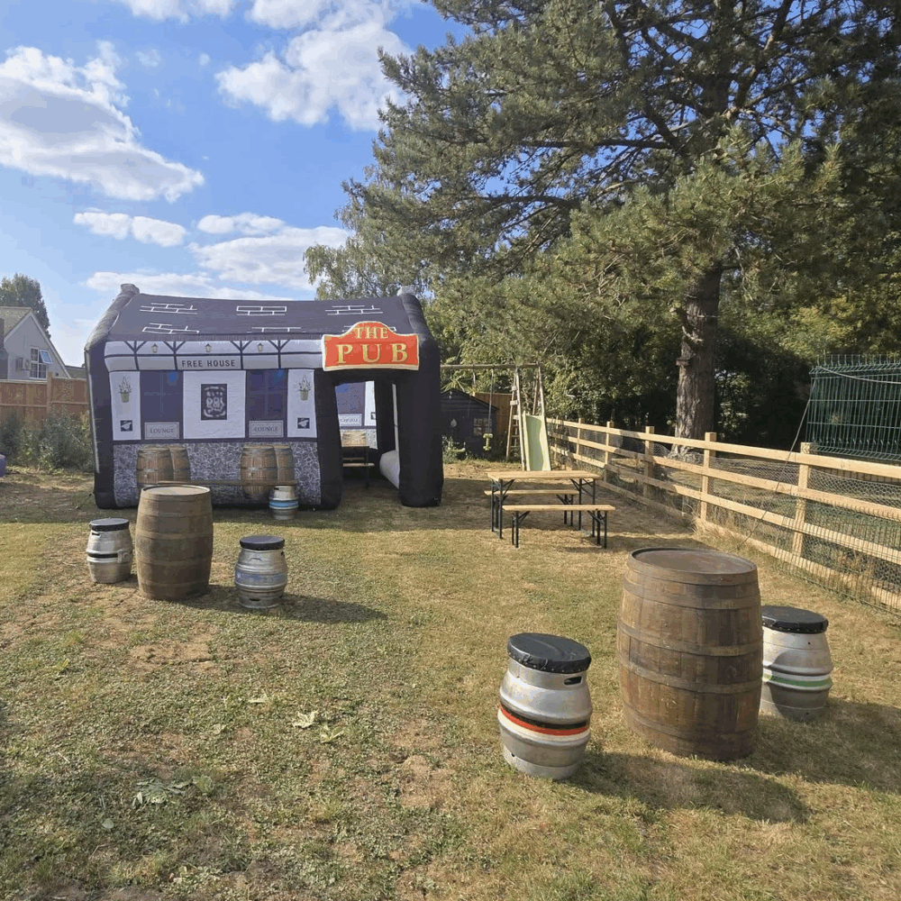 inflatable pub hire, sussex