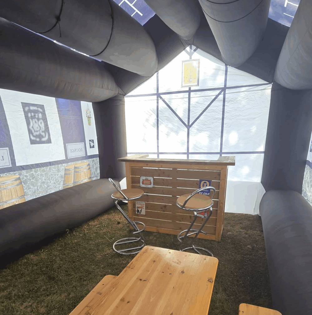 inflatable pub hire, hastings