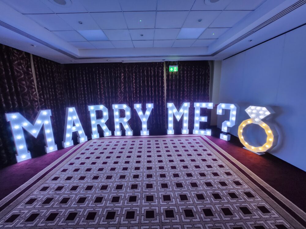 marry me lights to hire