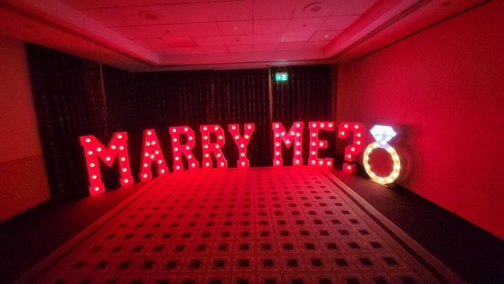 marry me lights to hire