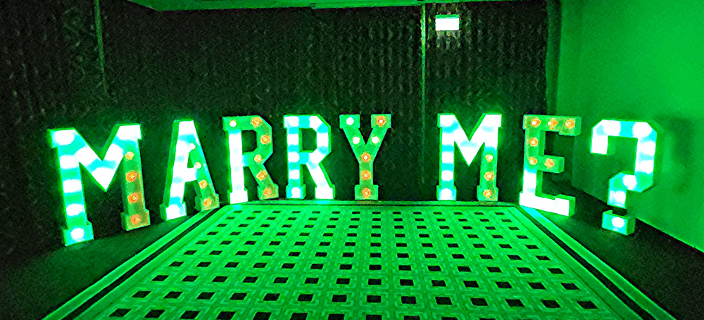 marry me lights hire, kent