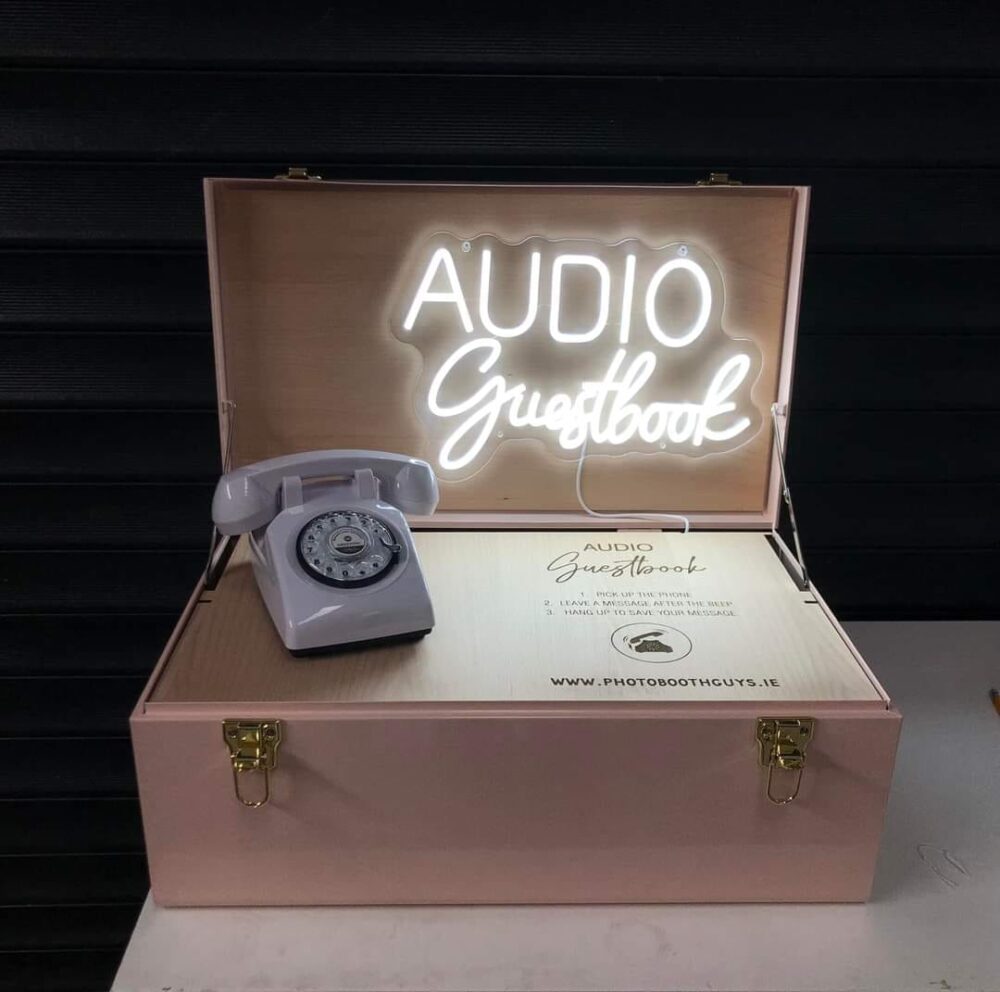 audio guest book hire