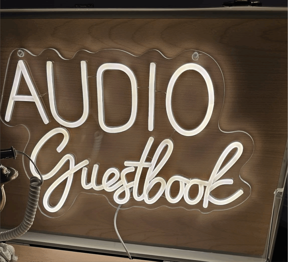 tabletop audio guest book hire, essex