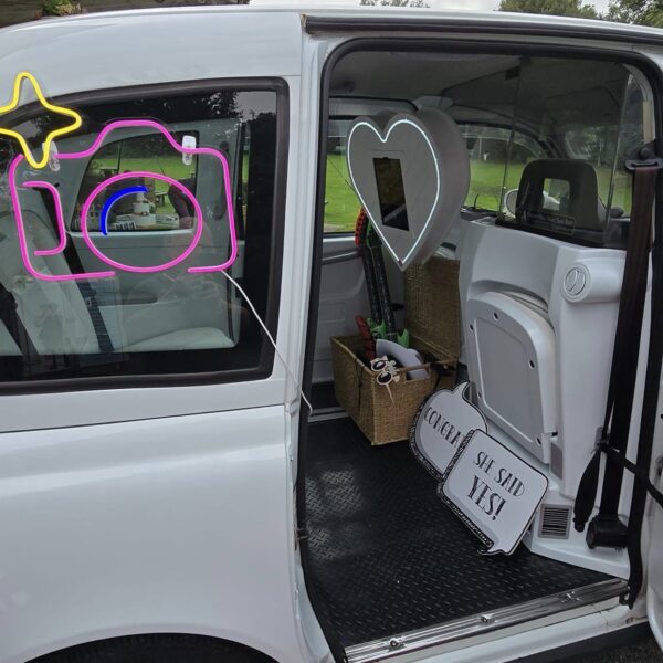 wedding taxi photobooth option