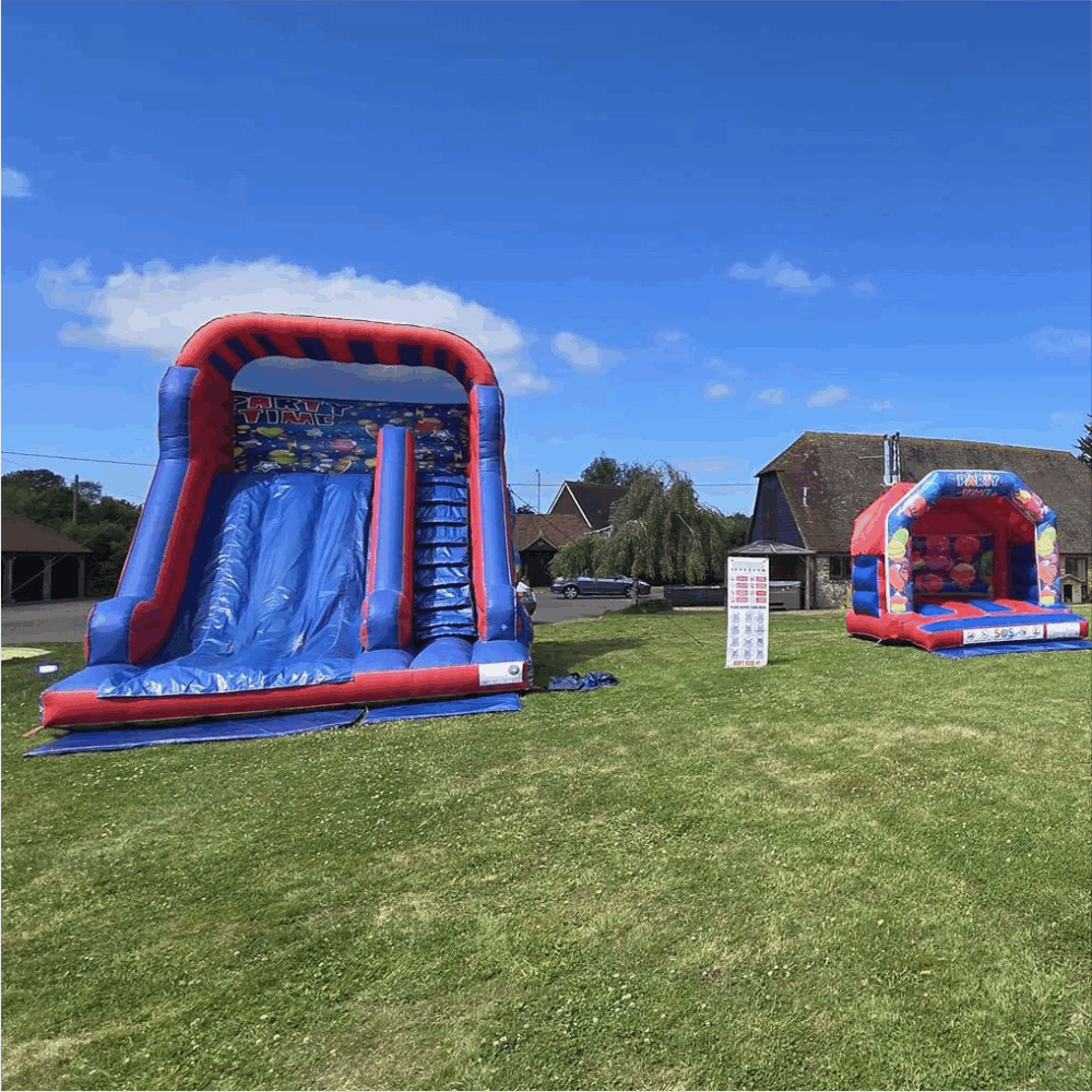 mega slide inflatable, event hire kent