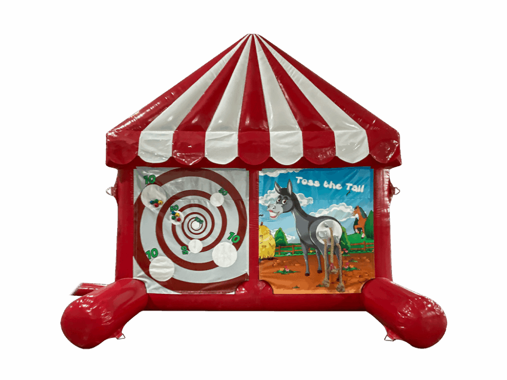 inflatable circus side stall hire, Ashford