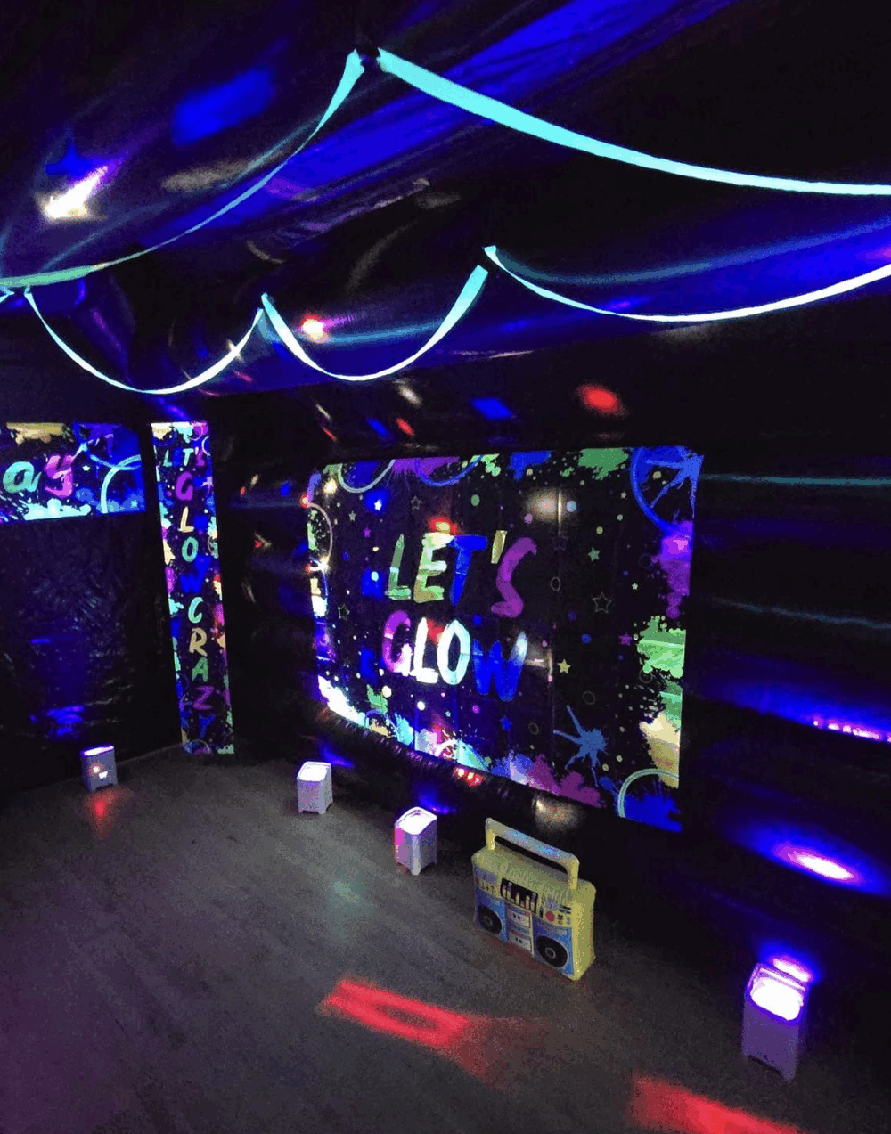 inflatable nightclub hire in essex