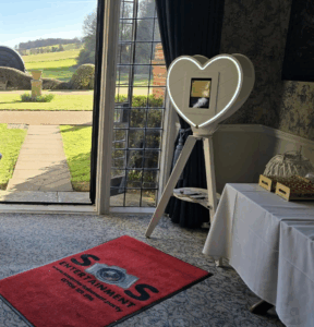 lcd heart photo booth hire, london